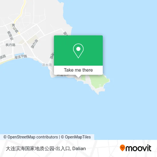 大连滨海国家地质公园-出入口 map
