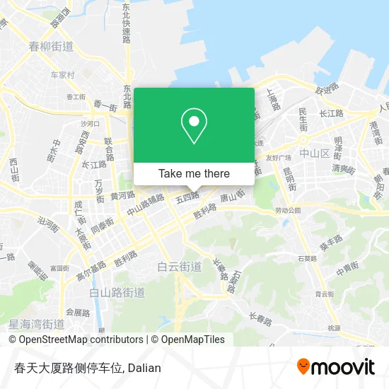 春天大厦路侧停车位 map