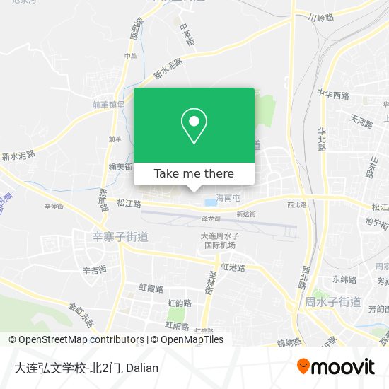 大连弘文学校-北2门 map