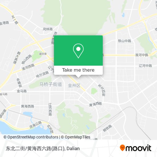 东北二街/黄海西六路(路口) map