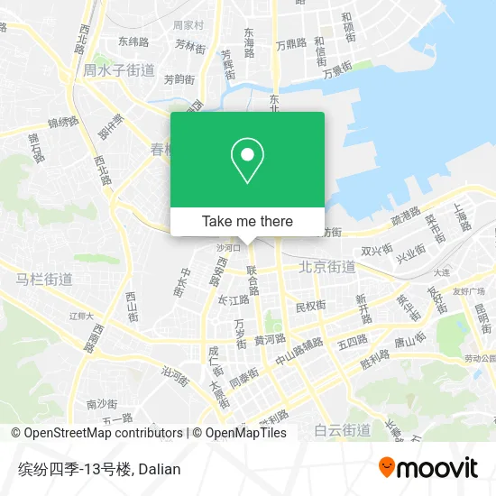 缤纷四季-13号楼 map