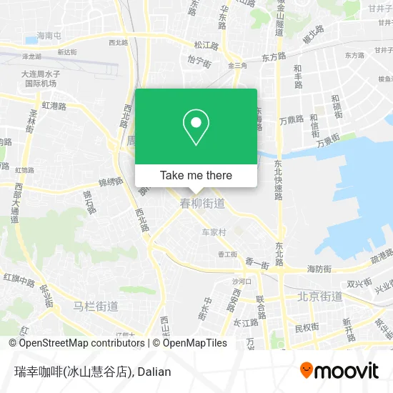 瑞幸咖啡(冰山慧谷店) map