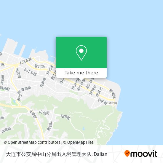 大连市公安局中山分局出入境管理大队 map
