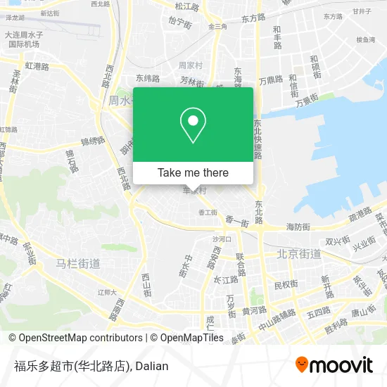 福乐多超市(华北路店) map