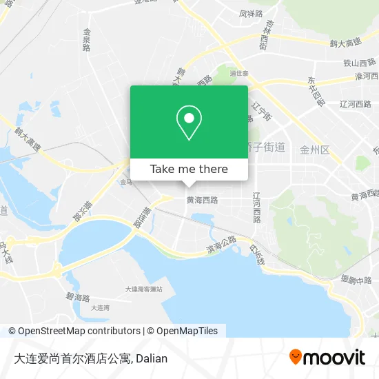 大连爱尚首尔酒店公寓 map