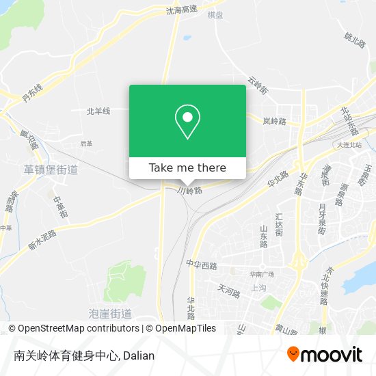 南关岭体育健身中心 map