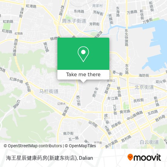 海王星辰健康药房(新建东街店) map