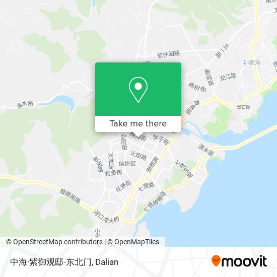 中海·紫御观邸-东北门 map