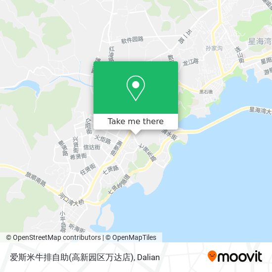 爱斯米牛排自助(高新园区万达店) map