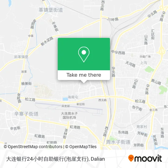 大连银行24小时自助银行(泡崖支行) map