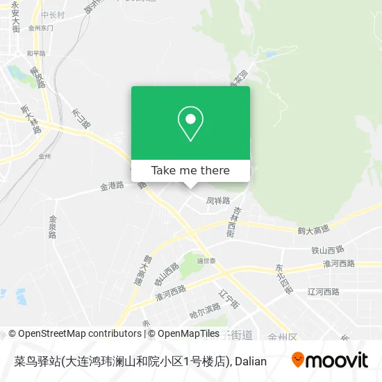 菜鸟驿站(大连鸿玮澜山和院小区1号楼店) map