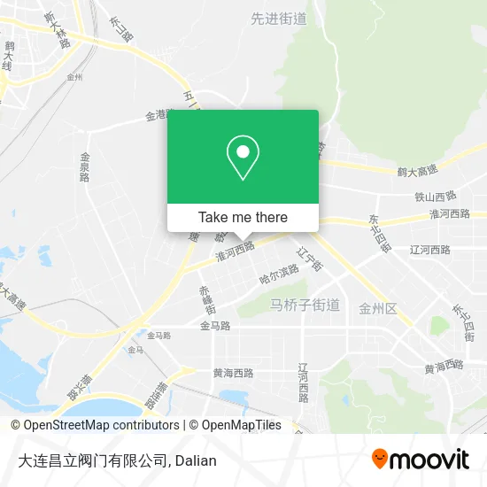 大连昌立阀门有限公司 map