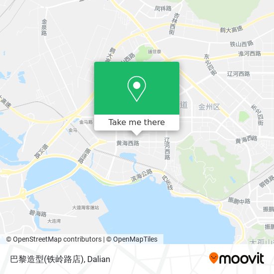 巴黎造型(铁岭路店) map