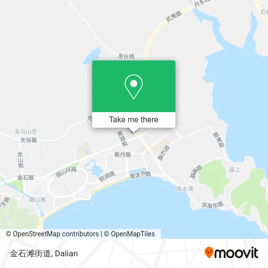 金石滩街道 map