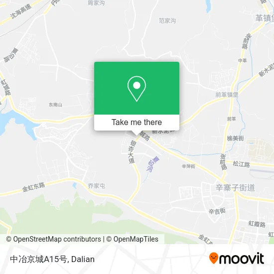 中冶京城A15号 map
