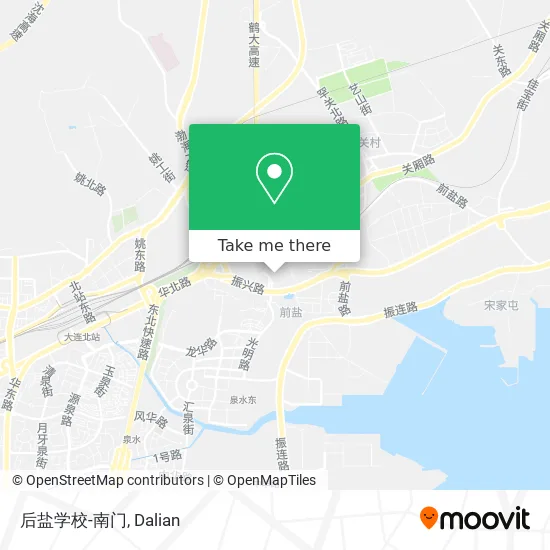 后盐学校-南门 map