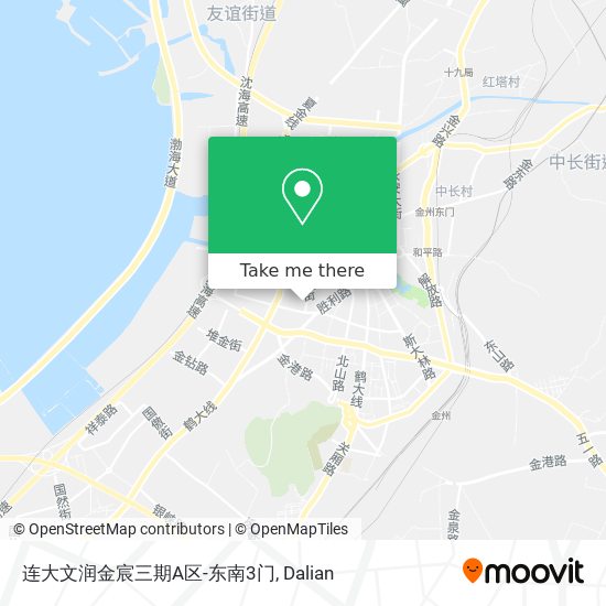 连大文润金宸三期A区-东南3门 map