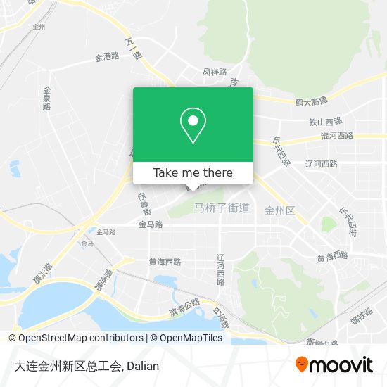大连金州新区总工会 map