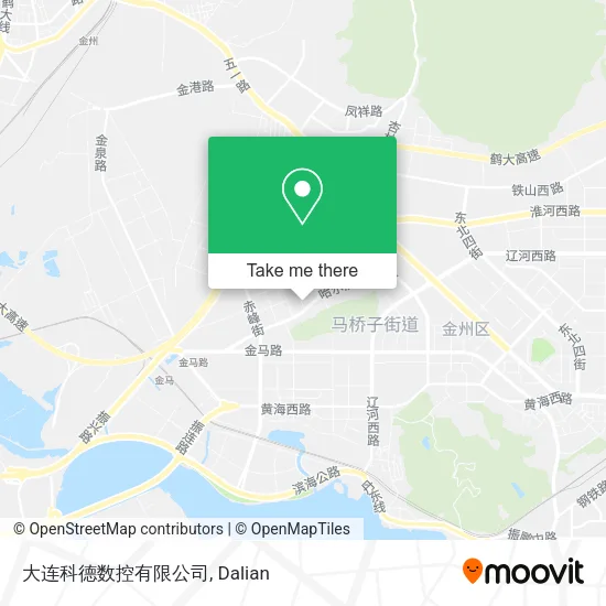 大连科德数控有限公司 map