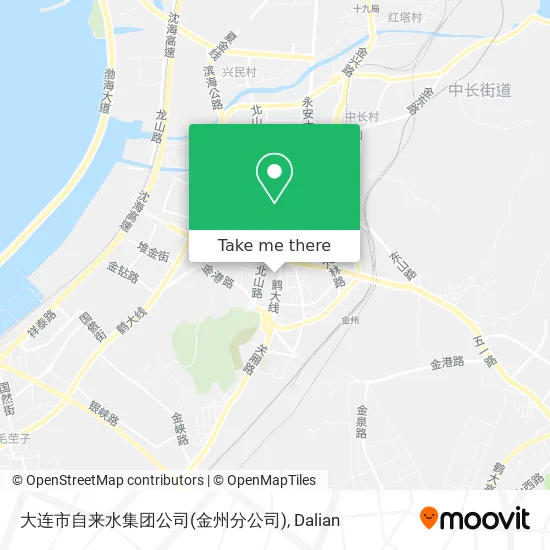 大连市自来水集团公司(金州分公司) map