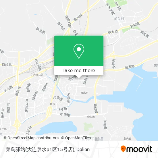 菜鸟驿站(大连泉水p1区15号店) map