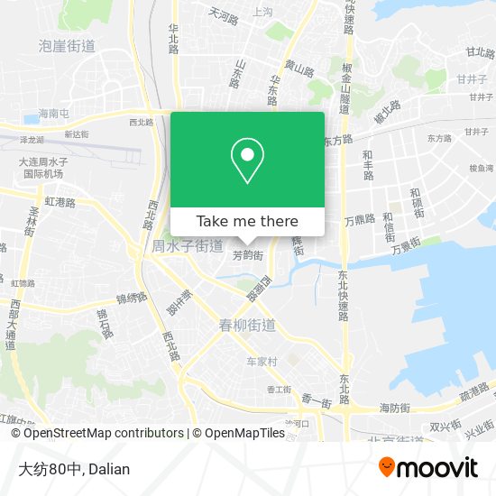 大纺80中 map