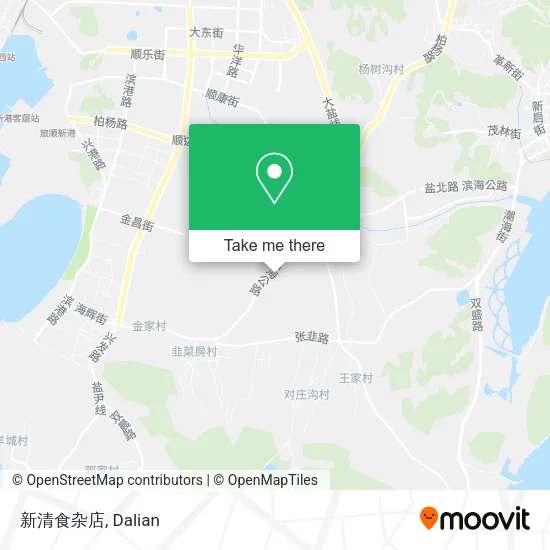 新清食杂店 map