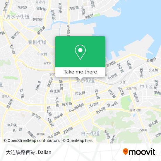大连铁路西站 map