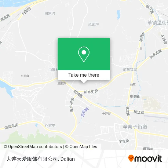 大连天爱服饰有限公司 map