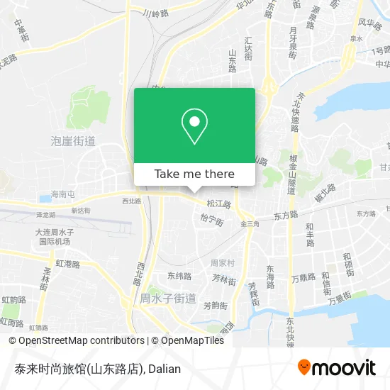 泰来时尚旅馆(山东路店) map