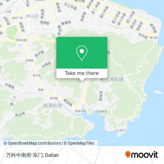 万科中南府-东门 map
