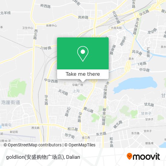 goldlion(安盛购物广场店) map