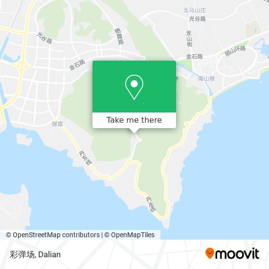 彩弹场 map