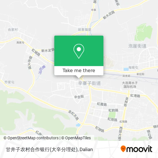 甘井子农村合作银行(大辛分理处) map