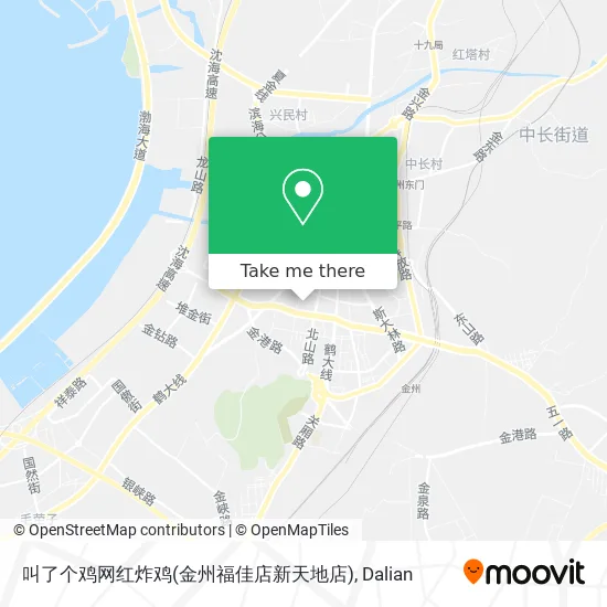 叫了个鸡网红炸鸡(金州福佳店新天地店) map
