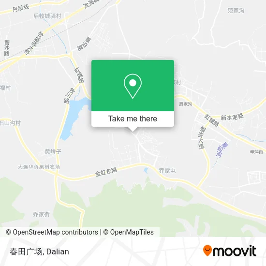 春田广场 map