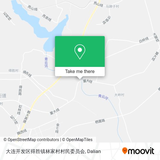 大连开发区得胜镇林家村村民委员会 map