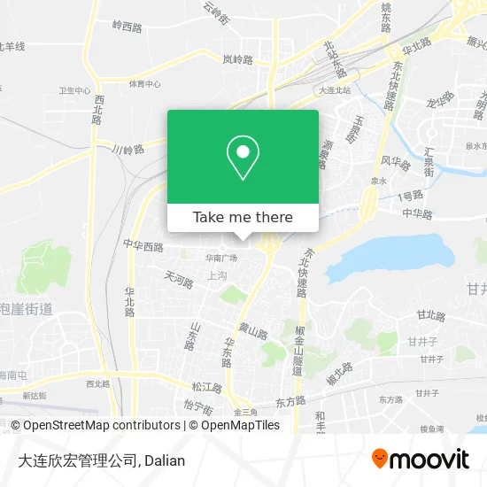 大连欣宏管理公司 map