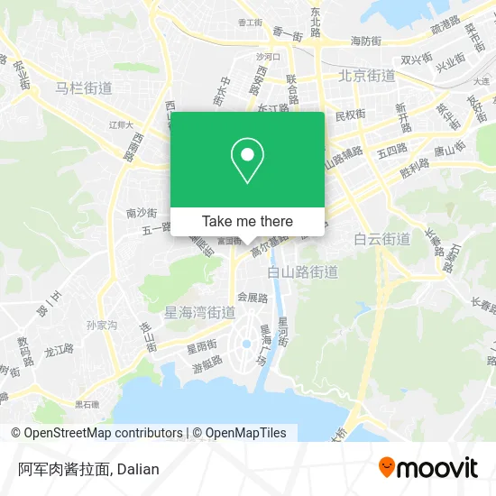 阿军肉酱拉面 map