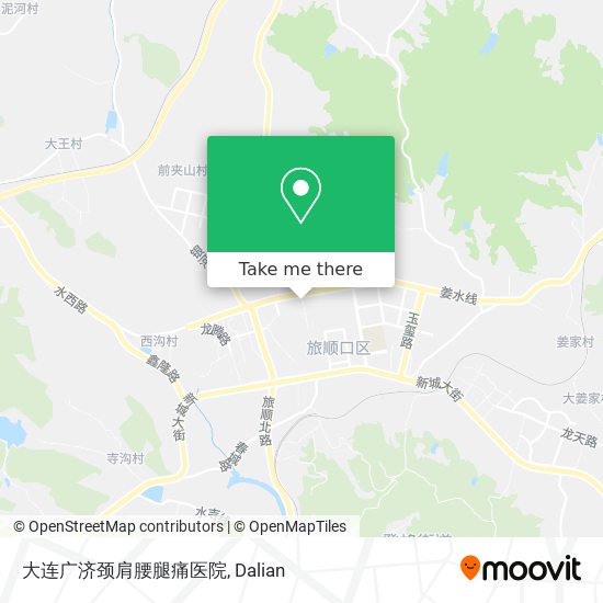 大连广济颈肩腰腿痛医院 map