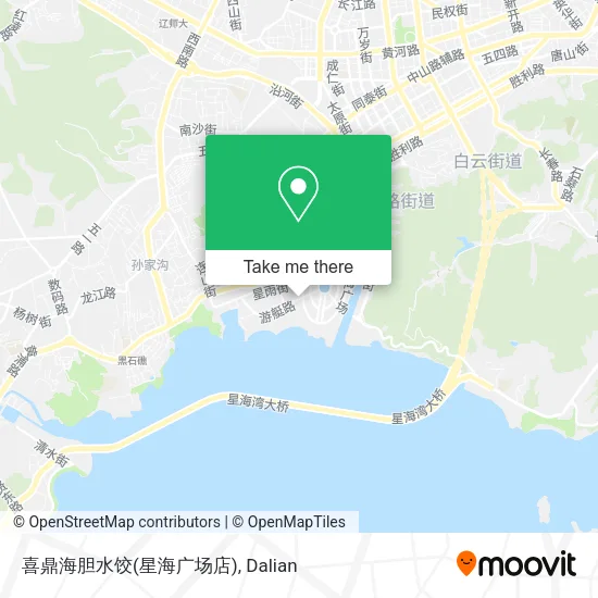 喜鼎海胆水饺(星海广场店) map