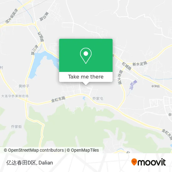 亿达春田D区 map