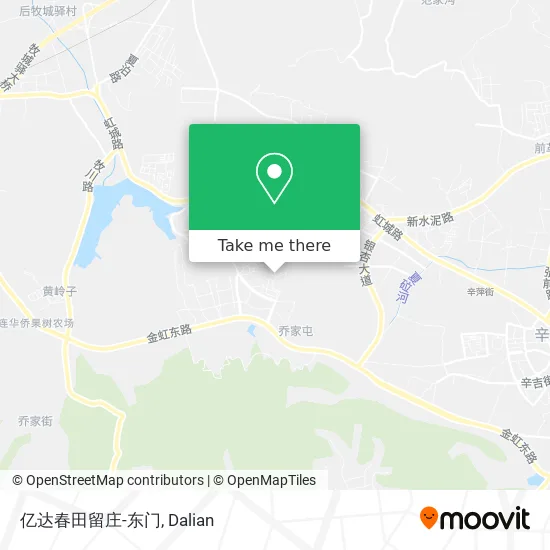 亿达春田留庄-东门 map