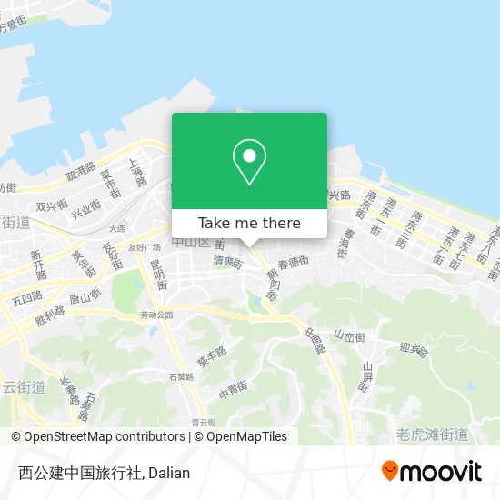 西公建中国旅行社 map