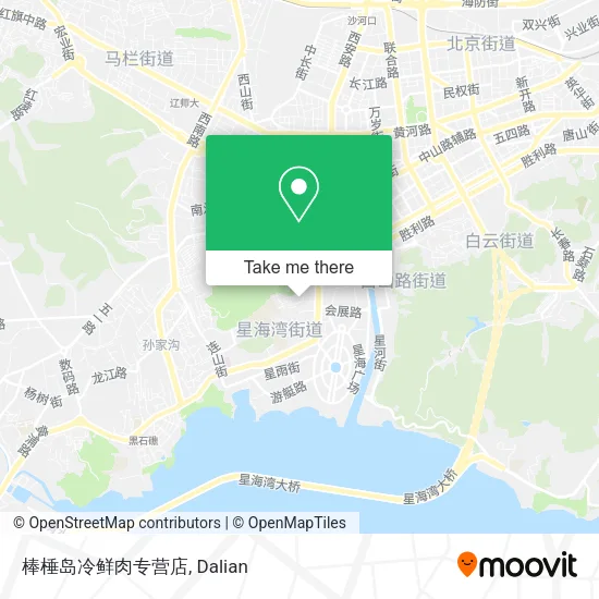 棒棰岛冷鲜肉专营店 map
