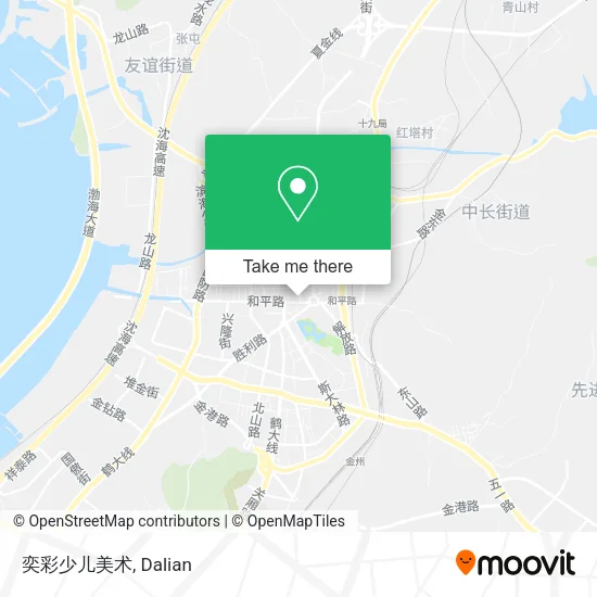 奕彩少儿美术 map