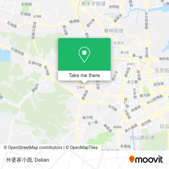 外婆家小面 map
