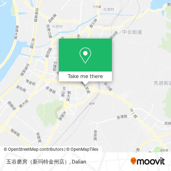 五谷磨房（新玛特金州店） map