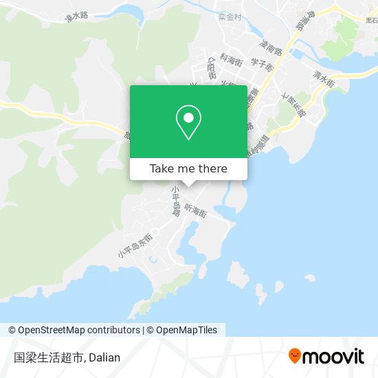 国梁生活超市 map