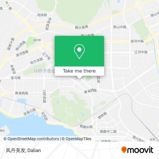 凤丹美发 map